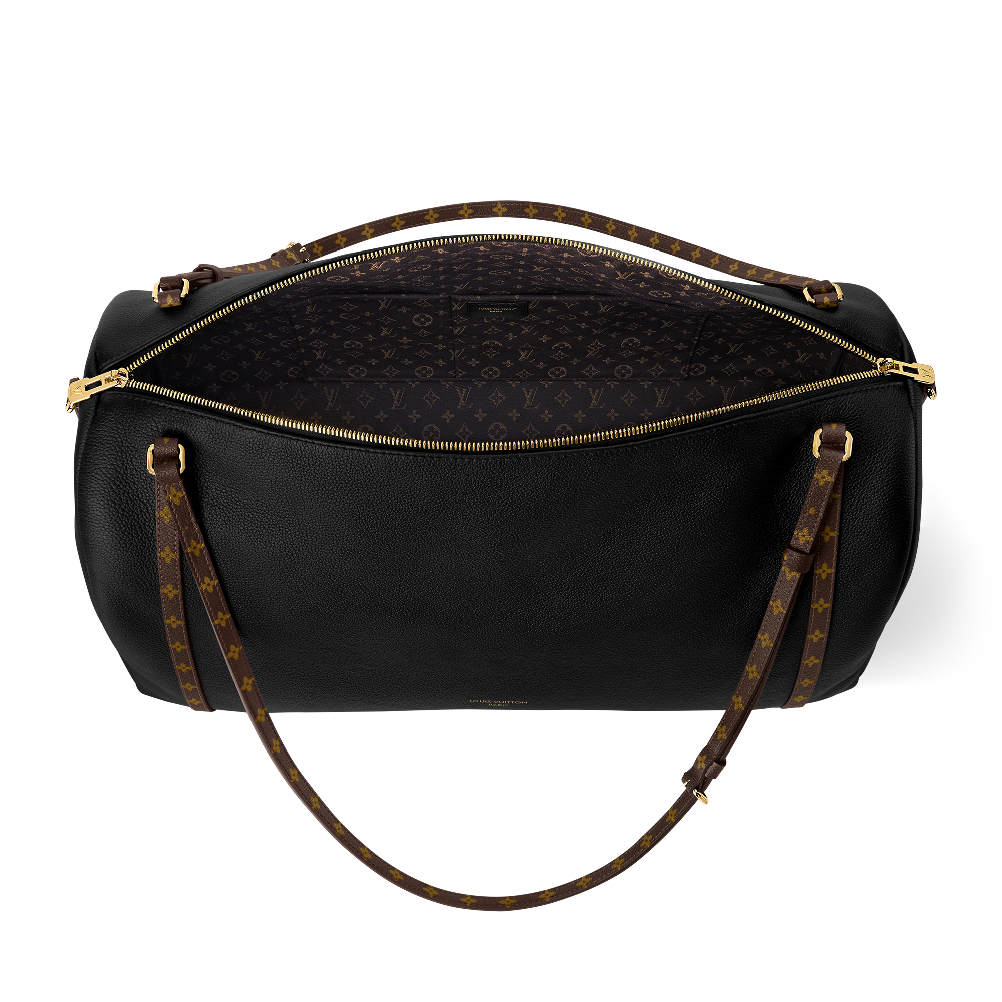 Flore Mahina Leather - Luxury Handbags - M12139 Black | LOUIS